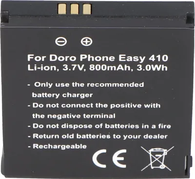 Produktbild von Doro PhoneEasy 410 Akku, Doro Phone Easy 610 Akku, SHELL01A Akku Care Clamshell