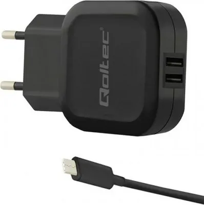 Image de Chargeur pour appareils mobiles Qoltec 50188 Noir Intérieur