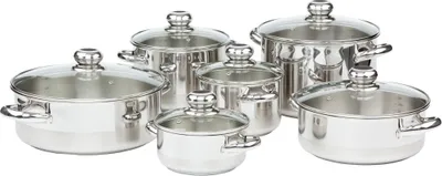 Produktbild von Premium-Kochgeschirr-Set 12-teilig