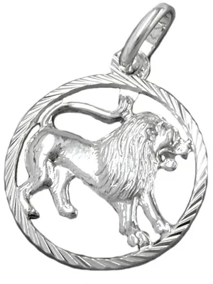 Produktbild von Anhänger 15mm Sternzeichen Löwe Silber 925 silber 15mm