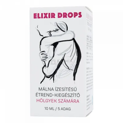Image de Elixir Drops Málna ízesítésű Csepp 10 Ml