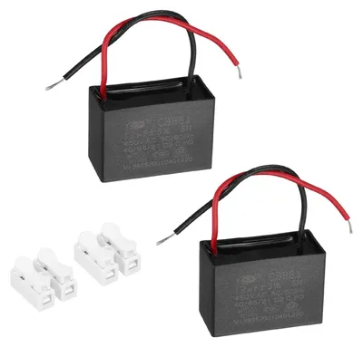 CBB61 Kondensator 12uF 450V AC, 2 Stück, 51x35x25 mm