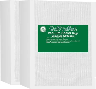 Obrázek produktu pro Vakuové sáčky, rozměr 25x35 cm, 200 kusů, vhodné pro vaření metodou sous-vide, bez BPA