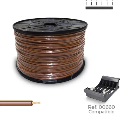 Produktbild von H07z1-k Kabel 2,50 mm² Braun, 400 m. (Mittelkernrolle)