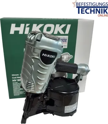 Produktbild von HiKOKI Coil-Nagler 16°, 45-90 mm, drahtgebundene Nägel bis Schaft-Ø 3,3 mm, incl. Zubehör, Karton