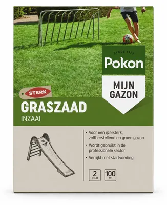 Productafbeelding van Pokon Graszaad Inzaai 500 gram - 25m2, AI-gegenereerde afbeelding