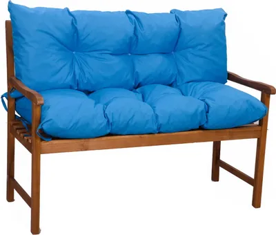 Immagine prodotto di Bankkissen 150 x 50 x 50 Blau | Bankauflagen | Bankkissen outdoor | Hollywoodschaukel kissen | Sitzkissen | Sitzkissen bank | Setgarden
