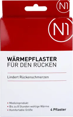 Produktbild von N 1 Wärmepflaster für den Rücken, 4 St PFL