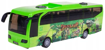 Produktbild von Hipo Reisebus Spielzeugbus Grün mit Licht und Sound