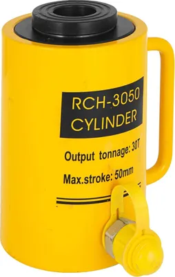 Zdjęcie produktu dla Cylinder hydrauliczny z tłokiem drążonym, udźwig 30 ton, skok 100 mm, 30 ton 2 cale