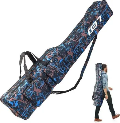 Immagine prodotto di Borsa da pesca impermeabile 130 cm, 600D Oxford, nera