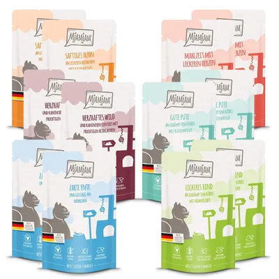 Immagine prodotto di MjAMjAM 12x125g cibo umido per gatti Mixpack senza cereali