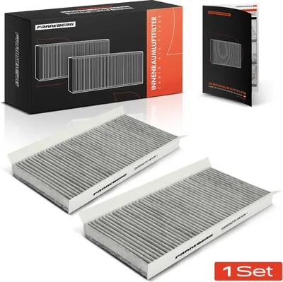 Produktbild von Frankberg 2x Innenraumfilter Aktivkohle für Ford Focus DAW Turnier DNW Connect P65