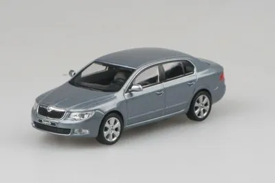 Obrázok produktu pre Škoda Superb II (2008) - Šedá Steel Metalíza ABREX 1:43