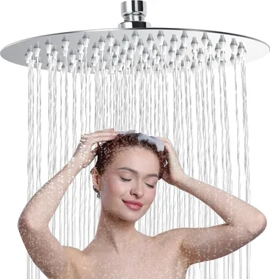 Produktbild von Regendusche Rund - Wassersparend - 304 Edelstahl