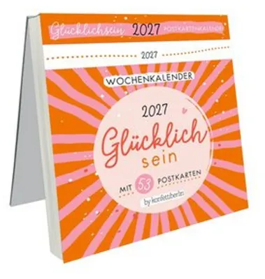 Image de Postkartenkalender Glücklichsein 2027 by konfettiberlin