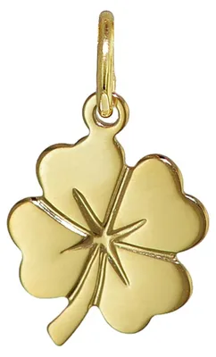 Produktbild von trendor 21643 Kleeblatt Anhänger Gold 333/8K 14x10 mm