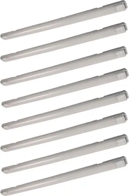 Produktbild von 8er Set LED Wannenlampen, neutralweiß, L 126 cm, VT-12023