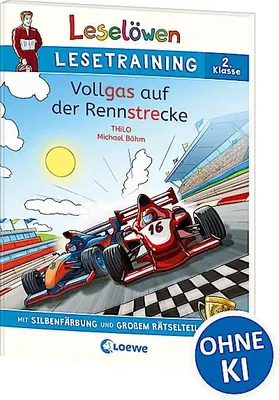Immagine prodotto di Leselöwen Lesetraining 2. Klasse - Vollgas auf der Rennstrecke