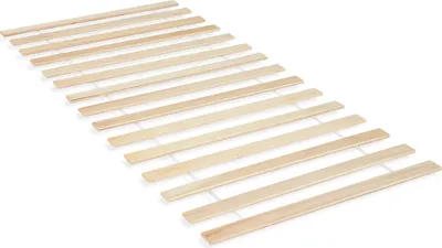 Produktbild von Homestyle4u Lattenrost 140 x 200 cm Doppelbett Rollrost 13 Latten Kiefer Natur Unlackiert