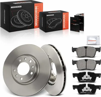 Obrázek produktu pro Frankberg 2x brzdové kotouče 4x brzdové destičky přední náprava pro Citroën C4 Grand Picasso II Spacetourer
