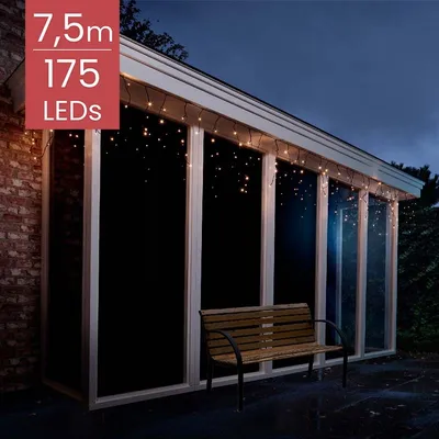 Productafbeelding van LED ijspegelverlichting l750 cm 175l klassiek warm Lumineo