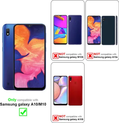 Immagine prodotto di Pellicola blindata Cadorabo per Samsung Galaxy A10 pellicola protettiva in vetro temperato trasparente di protezione del display