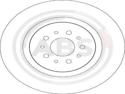 Produktbild von 2x A.B.S. Bremsscheibe 17008 für ALFA ROMEO 147 (937) 156 Sportwagon (932) 305mm