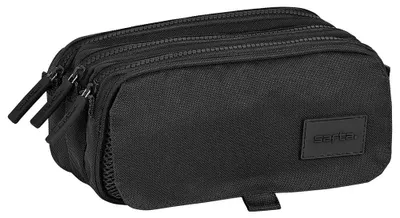 Produktbild von Safta Basic Big Triple Federmäppchen Schwarz  Mann Schwarz One Size