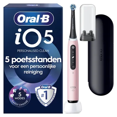 Produktbild von Oral-B Elektrische Tandenborstel iO 5N - Roze - inclusief Re