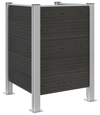 Immagine prodotto di Recinzione Contenitore per Rifiuti Grigio 85 x 85 x 115 cm