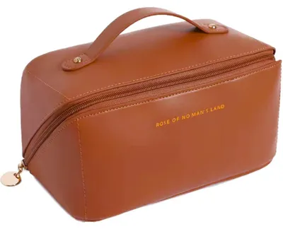 Image de Sac Cosmétique Dépliable AH-40014 - Marron Élégant KP40014
