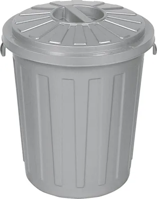 Immagine prodotto di ok 1021316000000 Portarifiuti "Maxi bin" con coperchio 23 litri argento