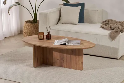 Produktbild von Skye Decor, Orba - Atlantic Pine, Couchtisch, Atlantische Kiefer, 100 % Melaminplatte, 120 x 65 x 40 cm