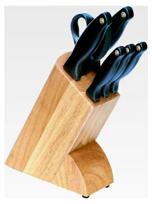 Produktbild von Messer- und Scheren-Set, 6-teilig, mit Block