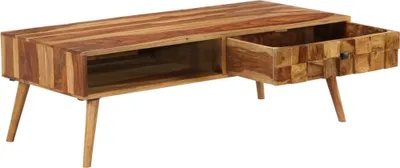 Obrázok produktu pre vidaXL Konferenčný stolík z masívneho dreva akácie medovo hnedý 110x50x37 cm