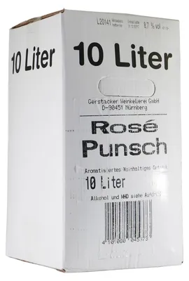 Produktbild von GERSTACKER Rosé Punsch 10L BIB