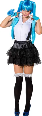 Produktbild von Spitzenrock schwarz, Größe:36/38
