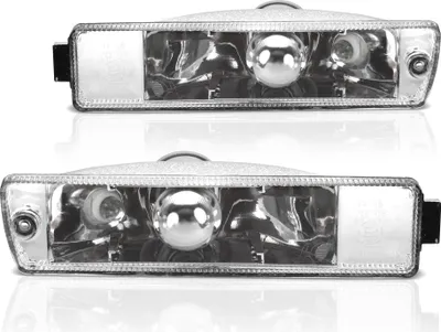 Image de Clignotants avant Clignotants en verre clair avec fonction feu de position pour VW Golf 2 année de construction