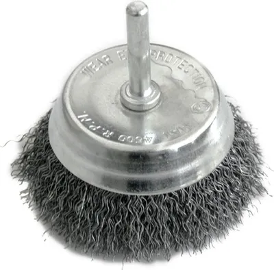 Produktbild von Bürste Strend Pro CCB-509, 100 mm, Topf-, gewellt, mit Schaft, Draht 0.3 mm