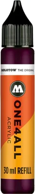 Productafbeelding van Molotow ONE4ALL Navulling acryl - Kleur 233 paars 30 ml - Navulinkt voor permanente marker