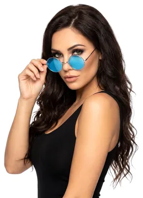 Produktbild von 70er Jahre Hippie Brille bunt -