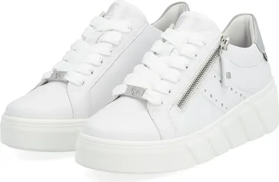 Zdjęcie produktu dla Rieker Rock/Lorica/Alabama buty damskie sznurowane biały casual, rozmiar buta:37 EU