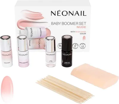 Produktbild von NeoNail Baby Boomer Maniküre-Set Nude Edition