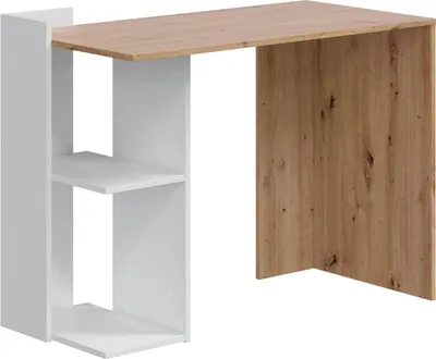 Immagine prodotto di Dmora Scrivania Ablibla 52x100x78h cm Bianco, Modulabile Supporto pc