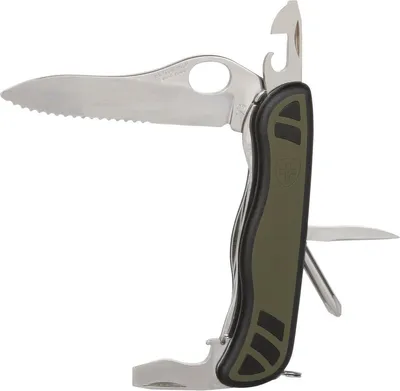 Image de Couteau suisse Victorinox 08 : l'outil indispensable en vert et noir