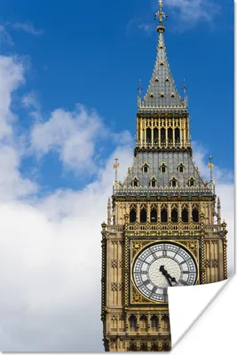 Produktbild von MuchoWow® Poster Nahaufnahme des Uhrenturms von Big Ben in London 40x60 cm - Plakate für die Wand - Poster Babyzimmer