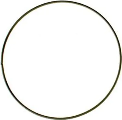 Produktbild von Glorex Metallring schwarz 15 cm Farbe: schwarz
