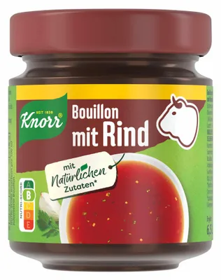 Produktbild von Knorr Bouillon mit Rind 6,5l (135g Glas)