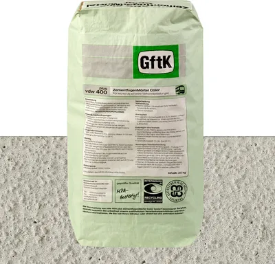 Produktbild von vdw 400 plus ZementfugenMörtel 25kg grau